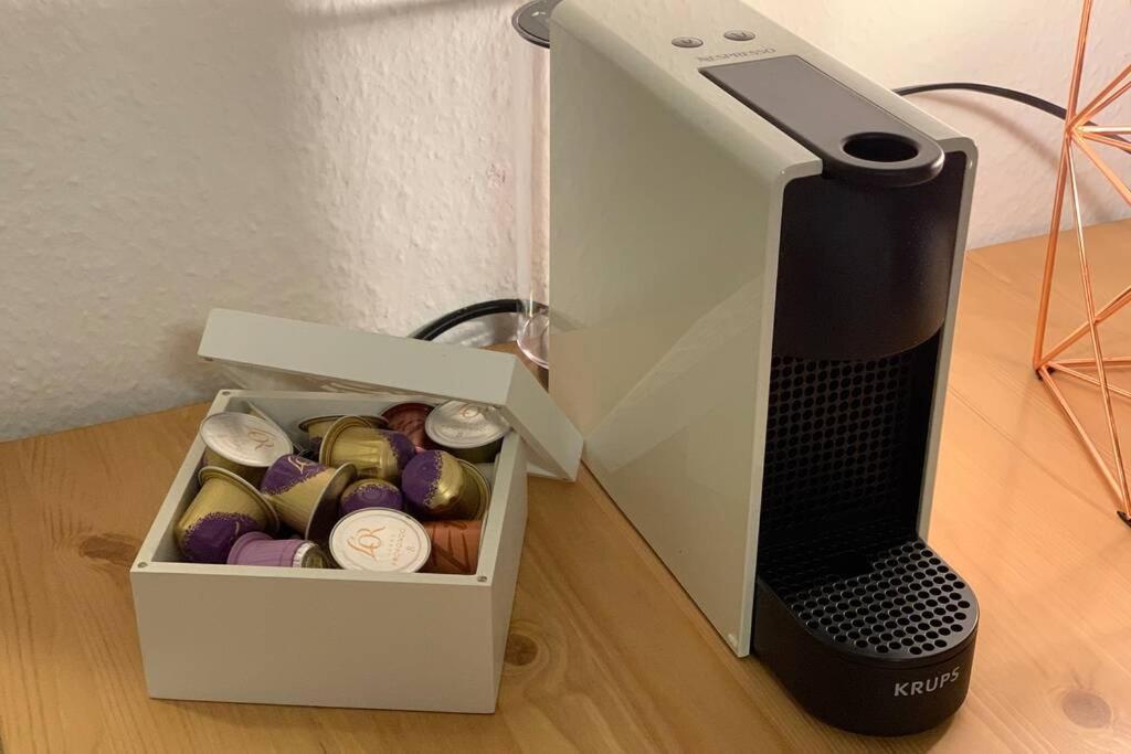 Apartment R39 Gemuetliches City-apt, 5 Min City-center, 8 Min Fair Nuernberg, Kaffeemaschine